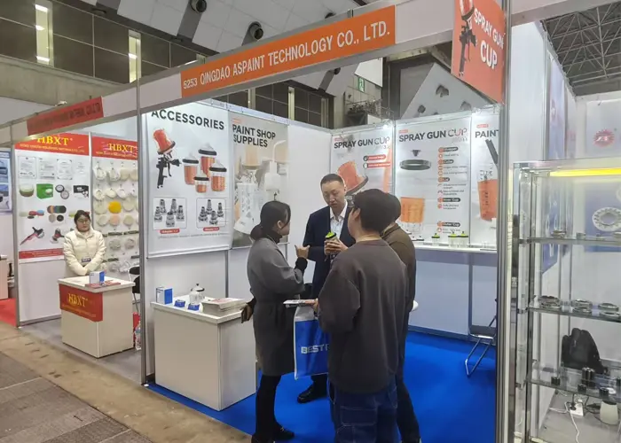Qingdao Espant Technology Co., Ltd. distira 2025 Tokyo Nazioarteko Auto Piezen ikuskizunean (IAAE) spray pistola kopa batekin.