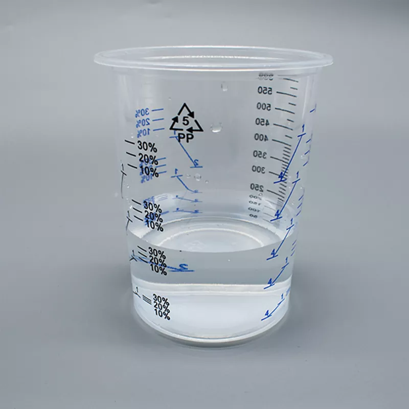 600ml botatzeko pp pintura nahasketa kopa